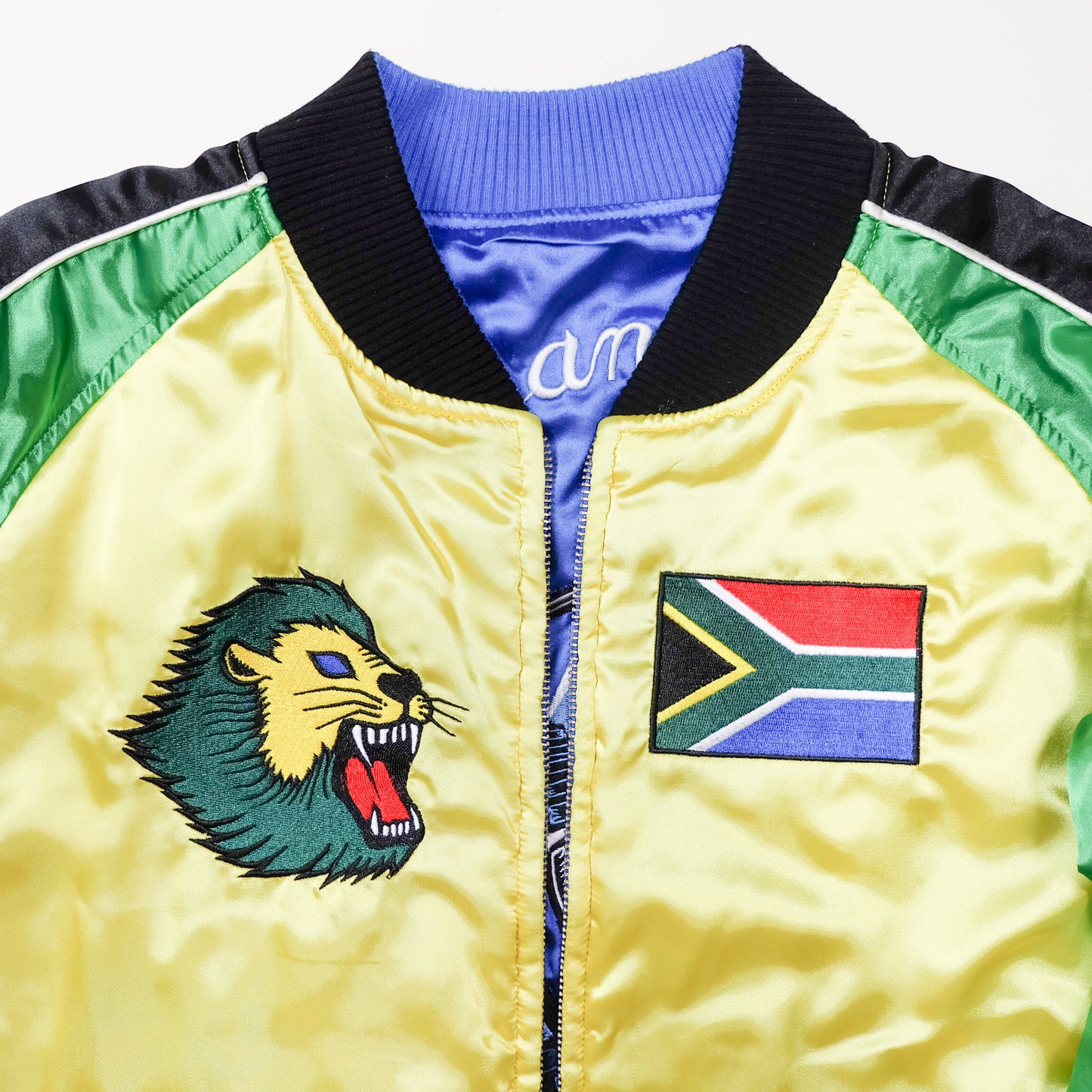 PUNK DRUNKERS Vintage Japanese Japan Soccer World Cup South Africa Samurai Musha Embroidered Yokosuka Jumper Bomber Sukajan Souvenir Jacket