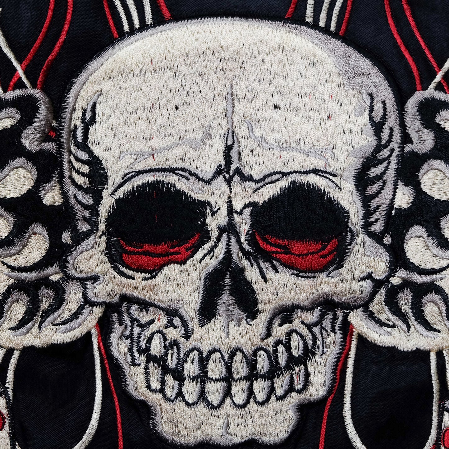 BACK STREET CRAWLER Vintage Japanese Japan Skeleton Skull Punk Junk Clothing  Embroidered Yokosuka Jumper Bomber Sukajan Souvenir Jacket S