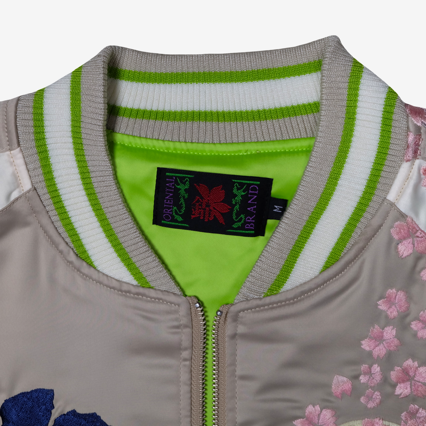 Nishiki x Evangelion EVA-01 Sakura Sukajan Jacket Size M | Pink Japanese Anime Souvenir Bomber