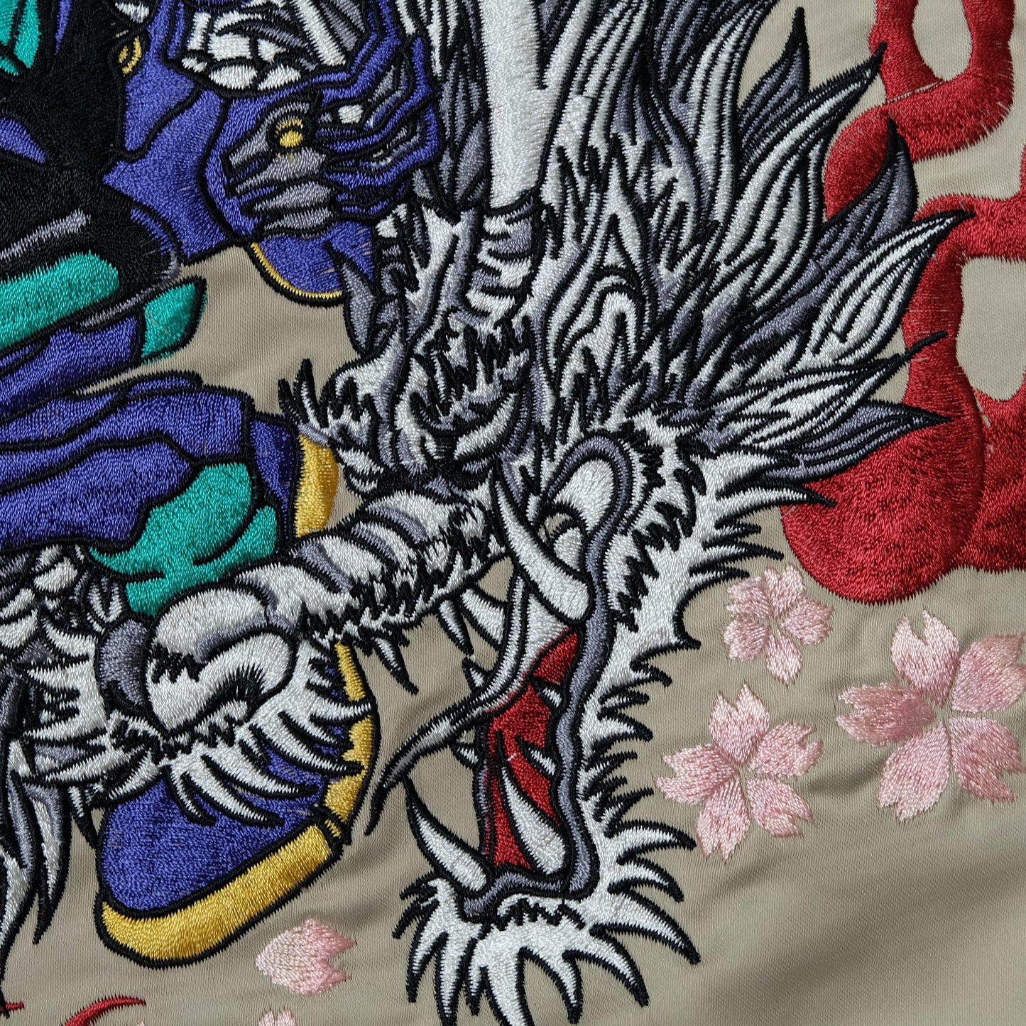 Nishiki x Evangelion EVA-01 Sakura Sukajan Jacket Size M | Pink Japanese Anime Souvenir Bomber
