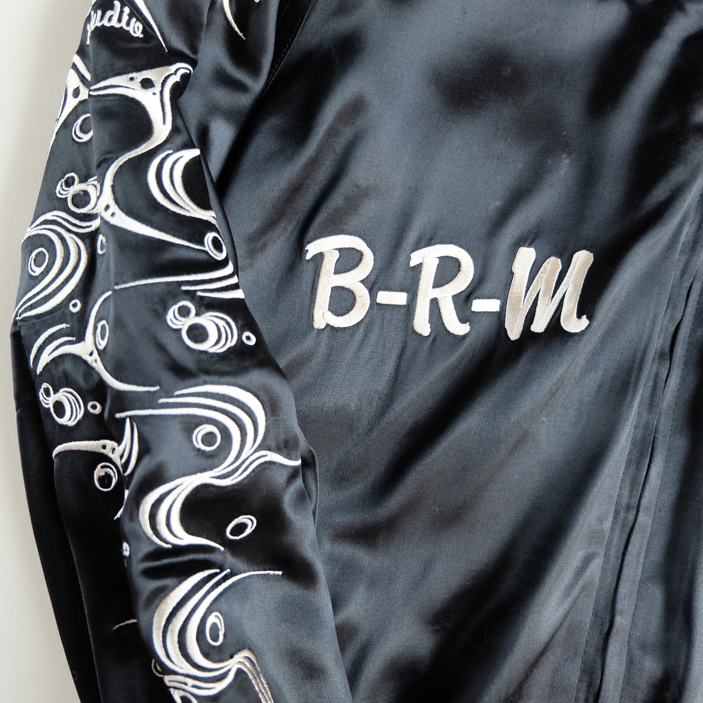 Rare Vintage Tedman Ted Company BRM Bakuretsu Ranman Musume Reversible Sukajan M-L Mikoshi Festival Vehicle of God Japanese Satin Bomber Jacket