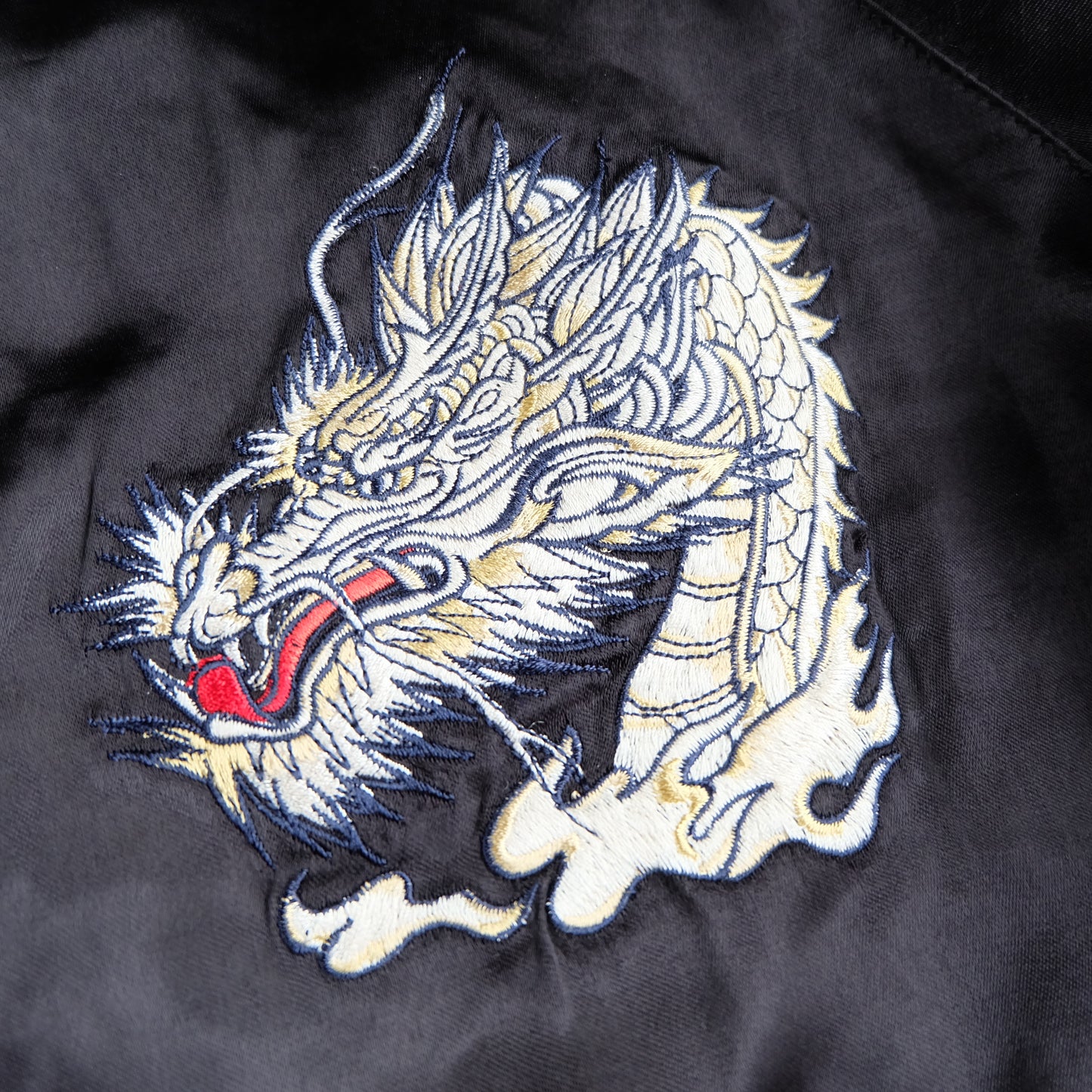 Rare CROWS x WORST Regulus Bōya Harumichi Reversible Sukajan Jacket | Japan Tokyo Dragon Black Satin Manga Bomber