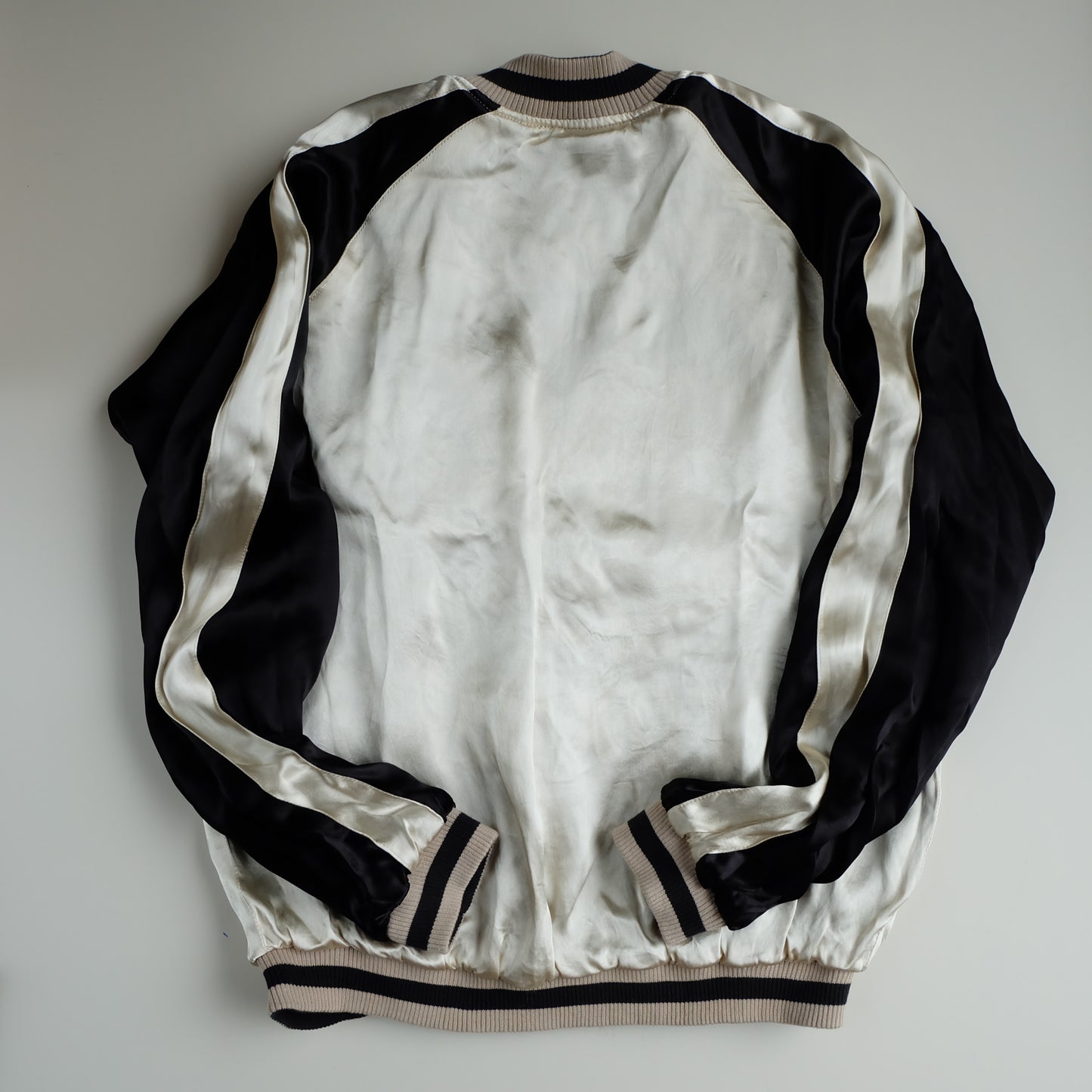 Rare CROWS x WORST Regulus Bōya Harumichi Reversible Sukajan Jacket | Japan Tokyo Dragon Black Satin Manga Bomber