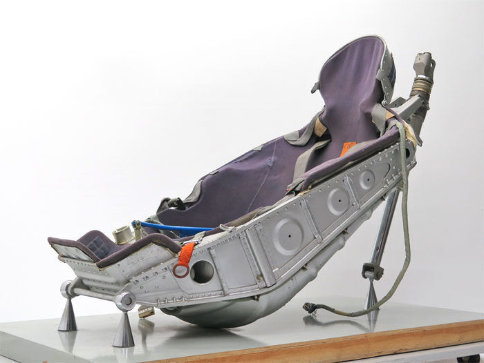 Authentic Soyuz Space Suit Sokol KV-2 + Kazbek Seat Museum Grade USSR Soviet Spaceflight Artifact Group Display Ready Large Cargo