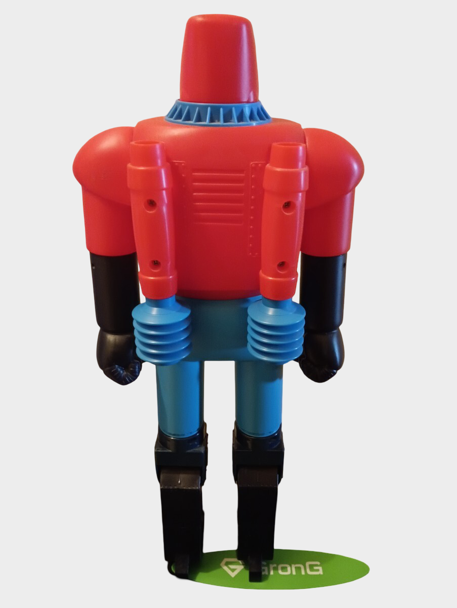 Popy Jumbo Machinder “Poseidon” Vintage Giant Robot with Box, Missiles Sealed, Paper Goods, Showa-Era Display Icon