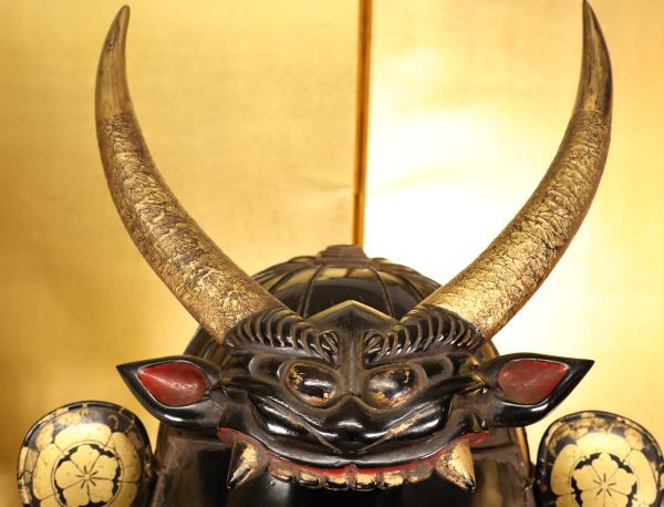 Samurai Armor Gusoku Full Standing Display with Maedate Helmet | Large-Scale Japanese Armor Set