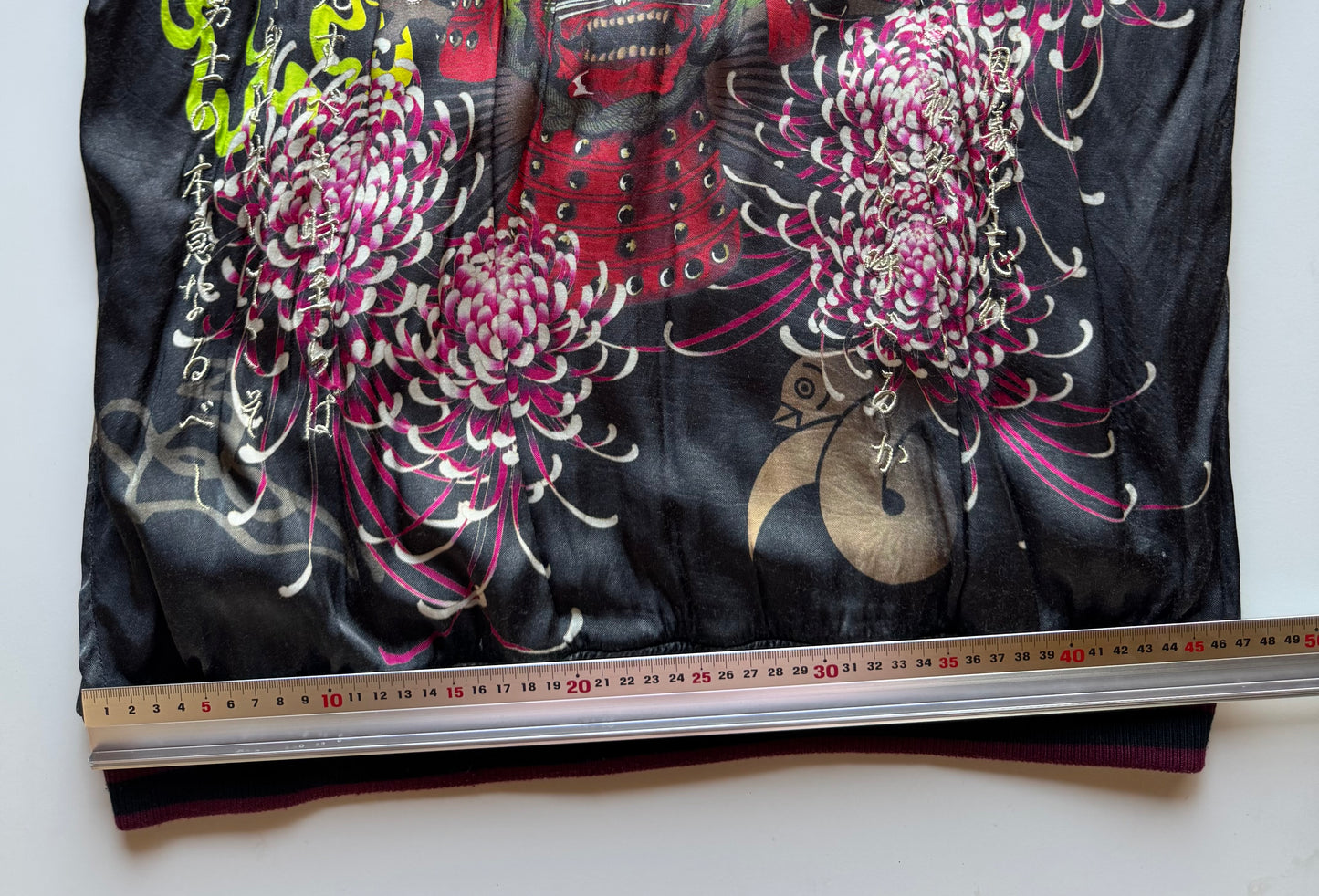Miyabi Musubi Sanada Samurai Reversible Sukajan XL, Yukimura Six Coins Sakura Chrysanthemum Japanese Souvenir Jacket