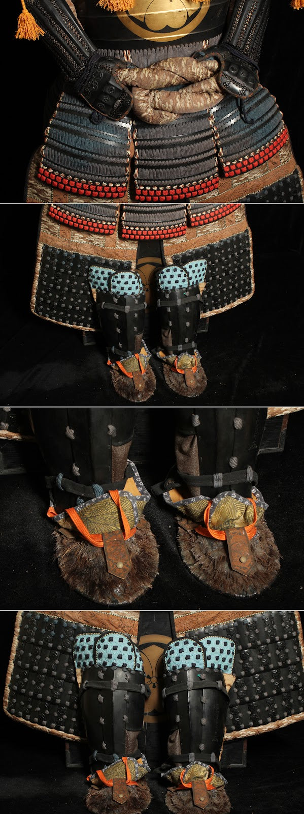 Satsuma-Style Samurai Yoroi Armor Gusoku Display Set —  Bold Clan Aesthetic, Collector Showcase