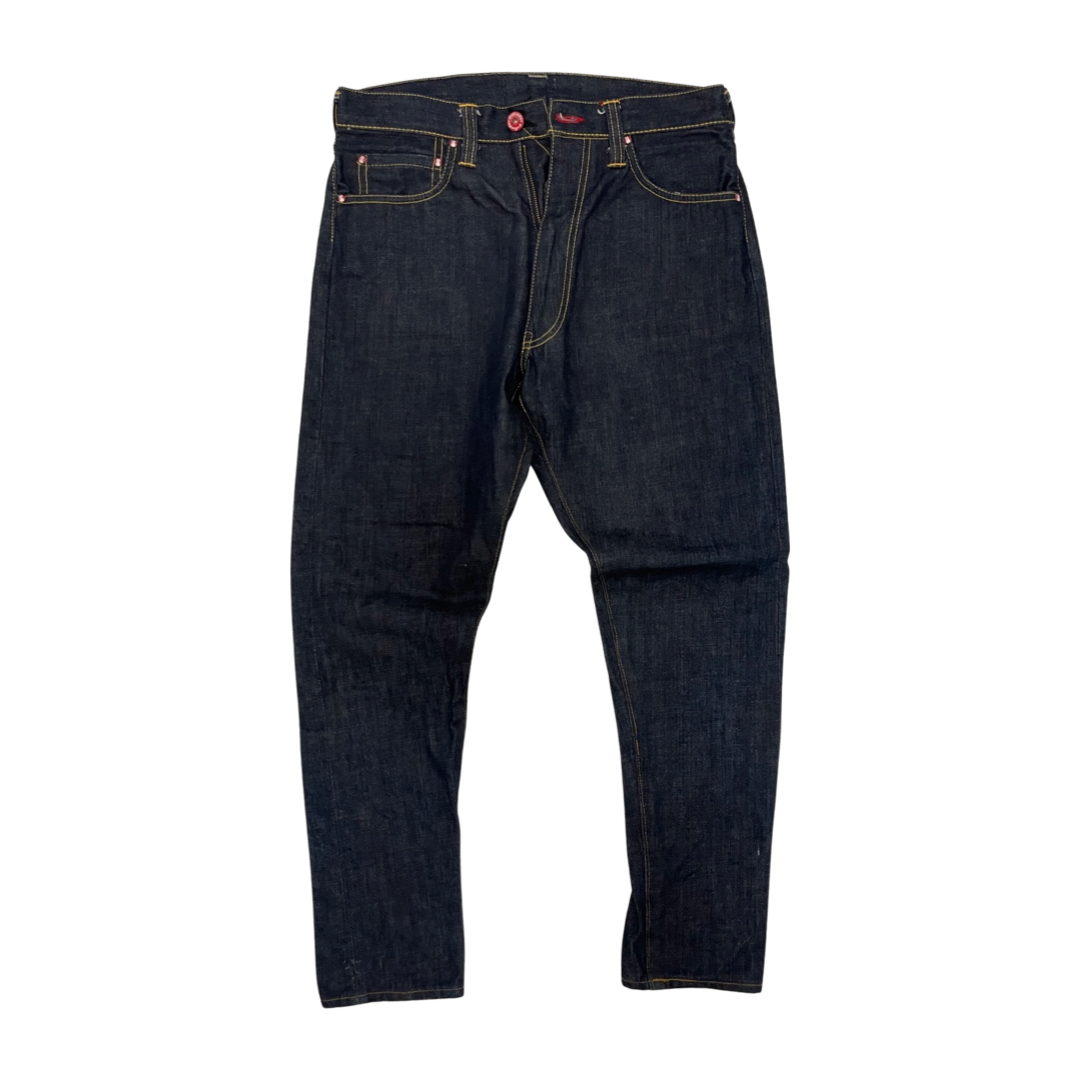 CUNE Japan Panda Appliqué Selvedge Tapered Denim Jeans | Oversized Panda Back Pockets | Made in Japan | W31