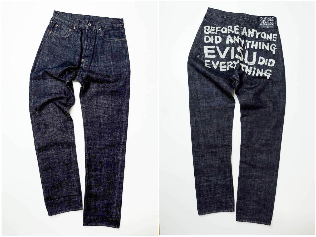Vintage Evisu "Before Anyone Did Anything, EVISU Did Everything" Jeans | Made in Japan Selvedge Denim | Heritage Streetwear
