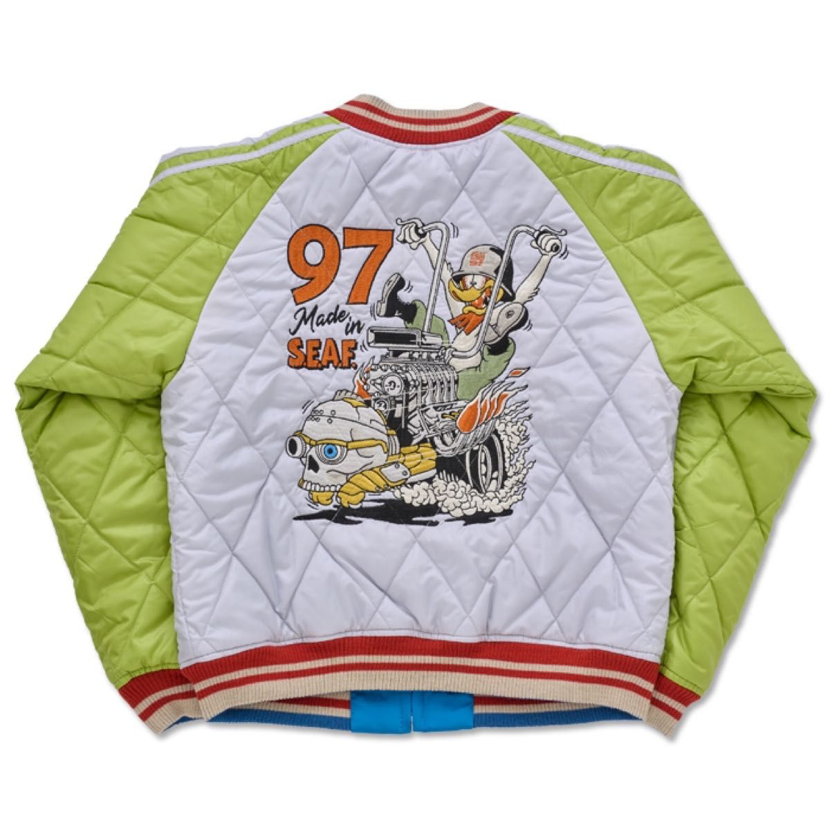 Setagaya Base Sukajan SEAF 97 Dragon Fuji Reversible Jacket Rare Japanese Embroidered Bomber