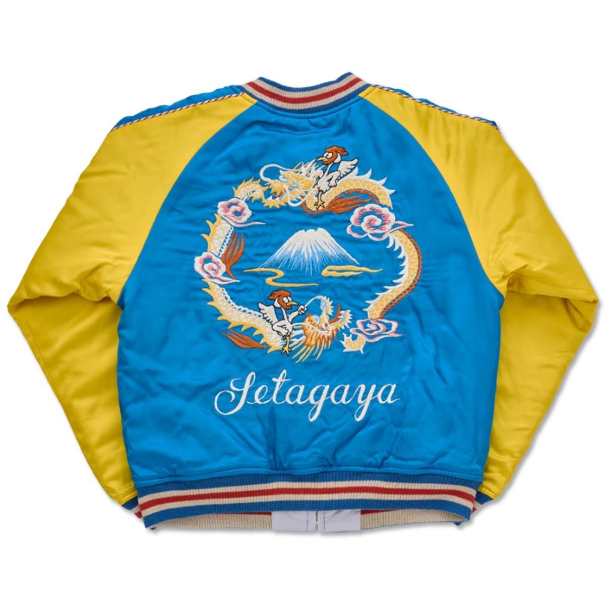 Setagaya Base Sukajan SEAF 97 Dragon Fuji Reversible Jacket Rare Japanese Embroidered Bomber