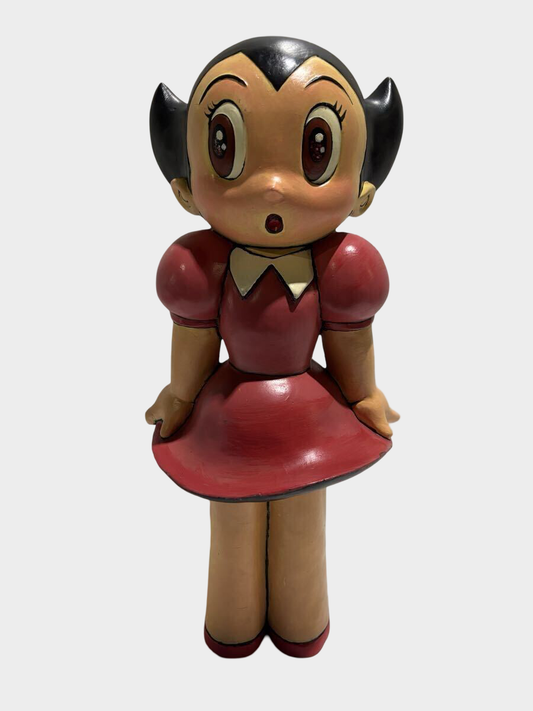 ATS / Bandai Tetsuwan Atom “Uran-chan” Hand-Made Repaint Vintage Showa Retro Figure (Large Format)