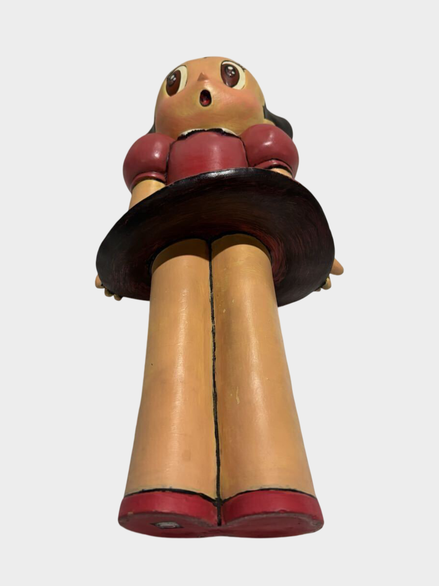 ATS / Bandai Tetsuwan Atom “Uran-chan” Hand-Made Repaint Vintage Showa Retro Figure (Large Format)