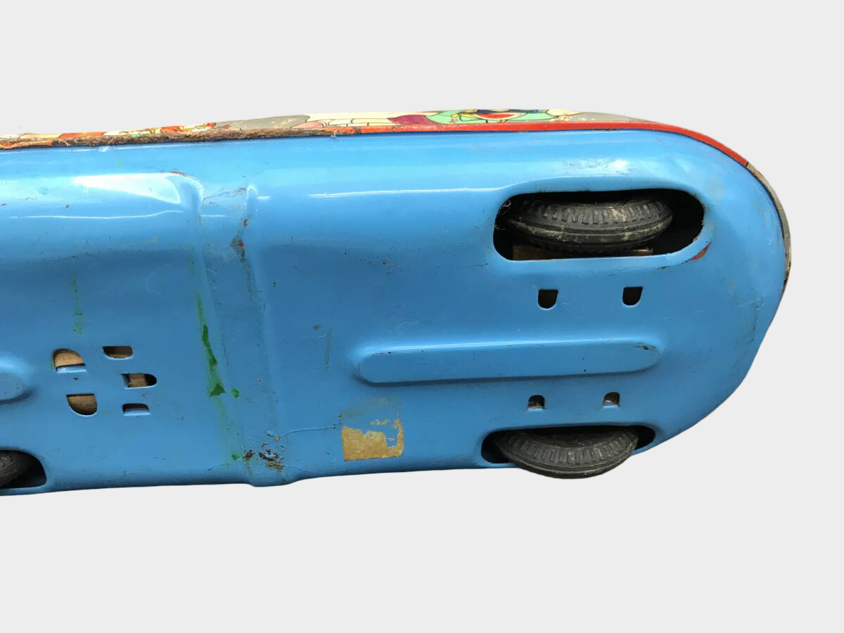 MASUDAYA Showa Japanese Retro Anime Vintage Tin Anpanman Speedboat (Friction) — Large ~32 cm Character Craft (Japan)