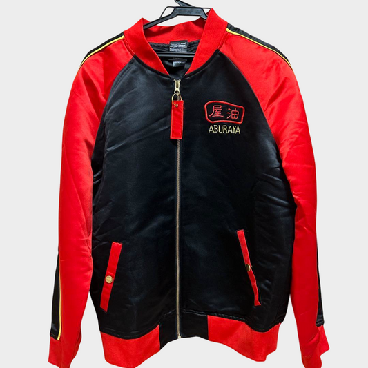 Rare Studio Ghibli GBL Spirited Away (Sen to Chihiro no Kamikakushi) Aburaya Sukajan Official Her Universe Ghibli Embroidered Jacket Black Red