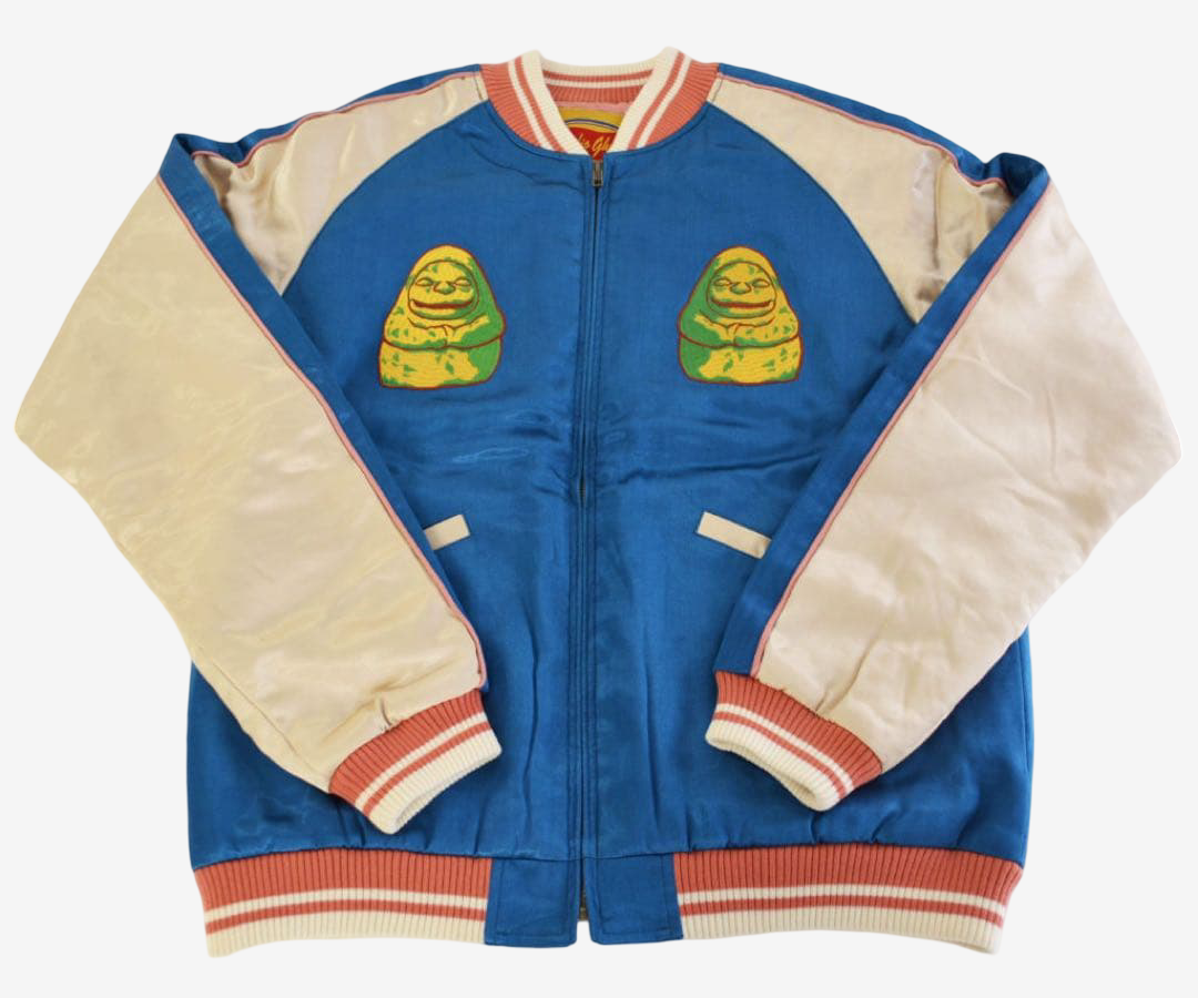 Spirited Away Sukajan Jacket Aburaya No Face GBL Early Model Embroidered Vintage Style Japan Anime Jacket