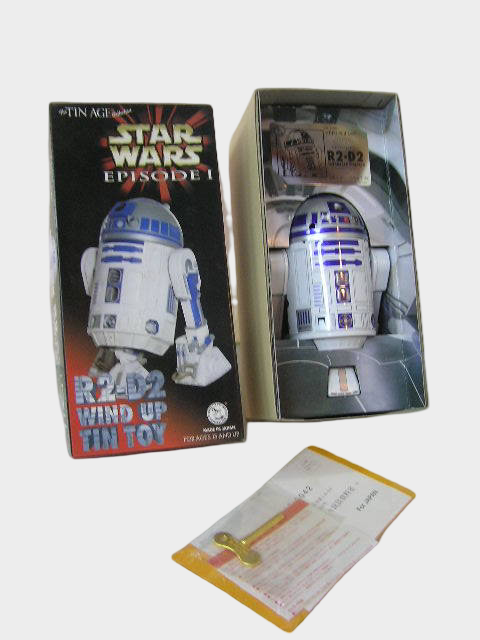 Star Wars Tin Age R2-D2 Wind-Up Tinplate Figure | Osaka Tin Toy Museum Japan Licensed Collectible Complete Box