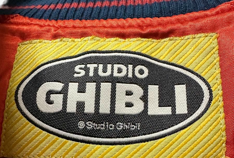 Studio Ghibli Ponyo Sukajan Jacket GBL Embroidered Bomber XL Blue Ocean 2008 Anime Japan Rare Collector Piece