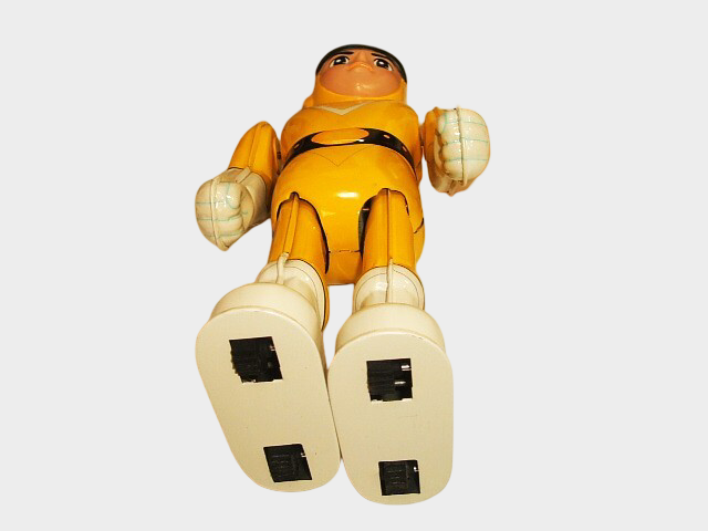 Super Jetter Tinplate Wind-Up Figure — Biriken Shokai Showa Sci-Fi, Boxed