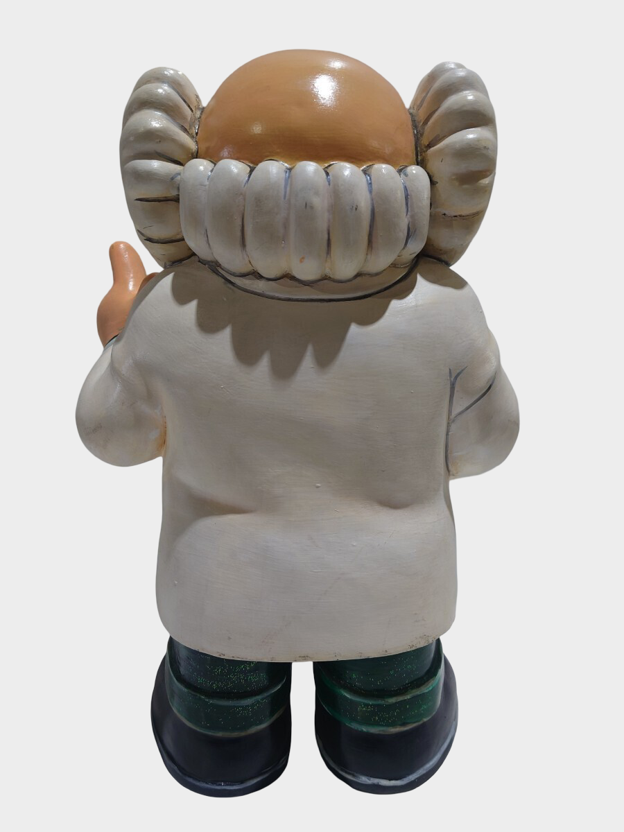 Tetsuwan Atomu Ochanomizu Hakase Large 50cm Figure ATS Licensed Repainted Showa Style Display Statue Japan