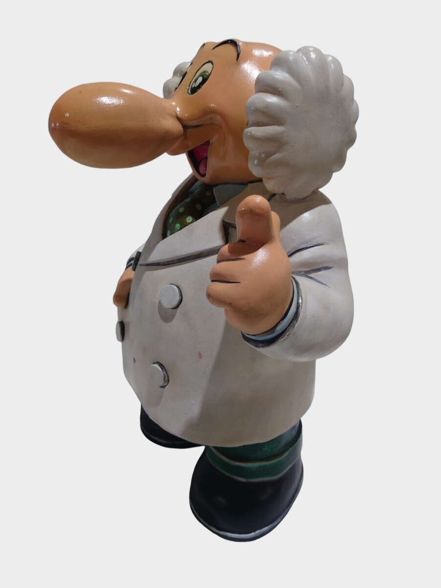 Tetsuwan Atomu Ochanomizu Hakase Large 50cm Figure ATS Licensed Repainted Showa Style Display Statue Japan