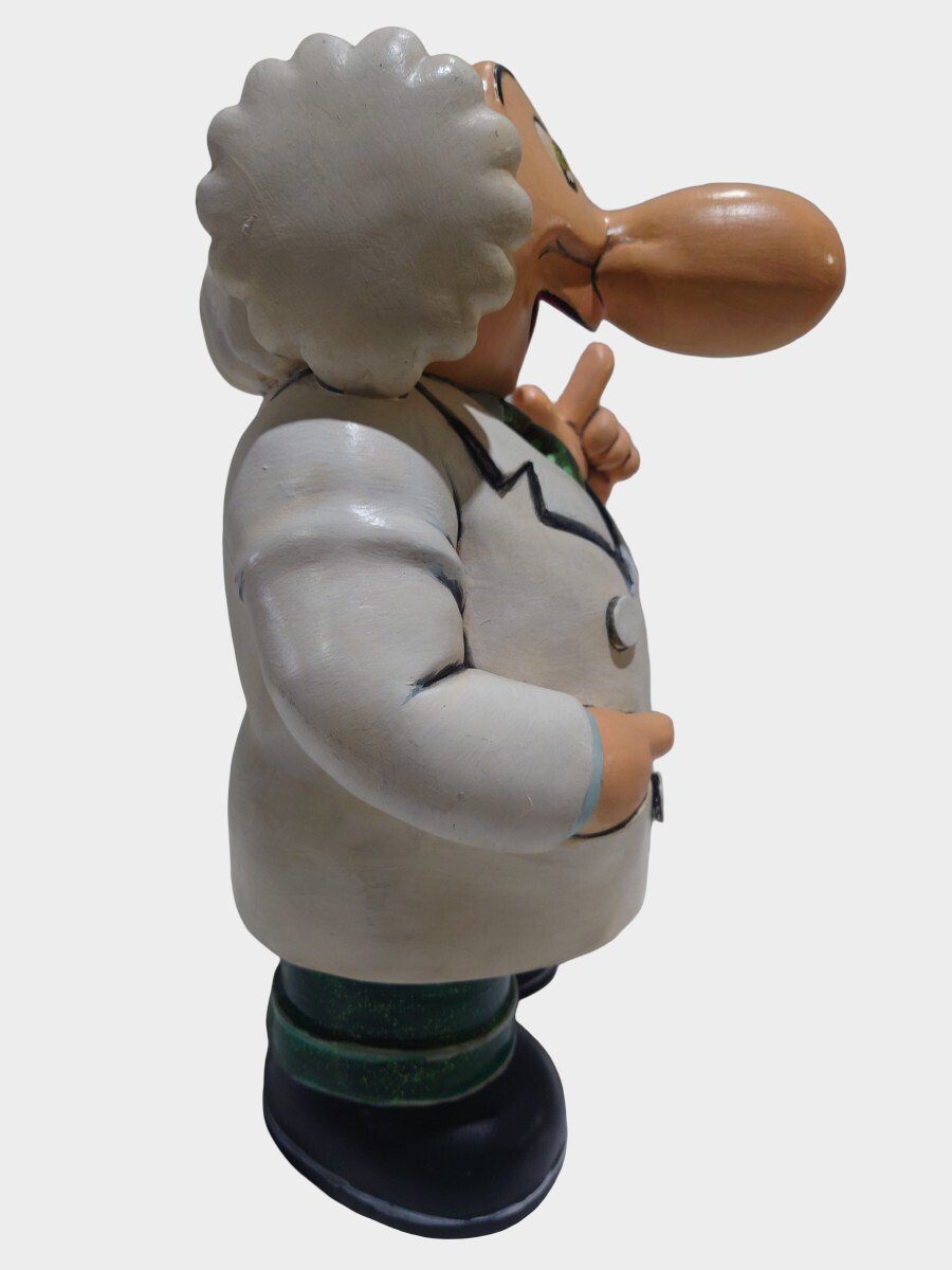 Tetsuwan Atomu Ochanomizu Hakase Large 50cm Figure ATS Licensed Repainted Showa Style Display Statue Japan