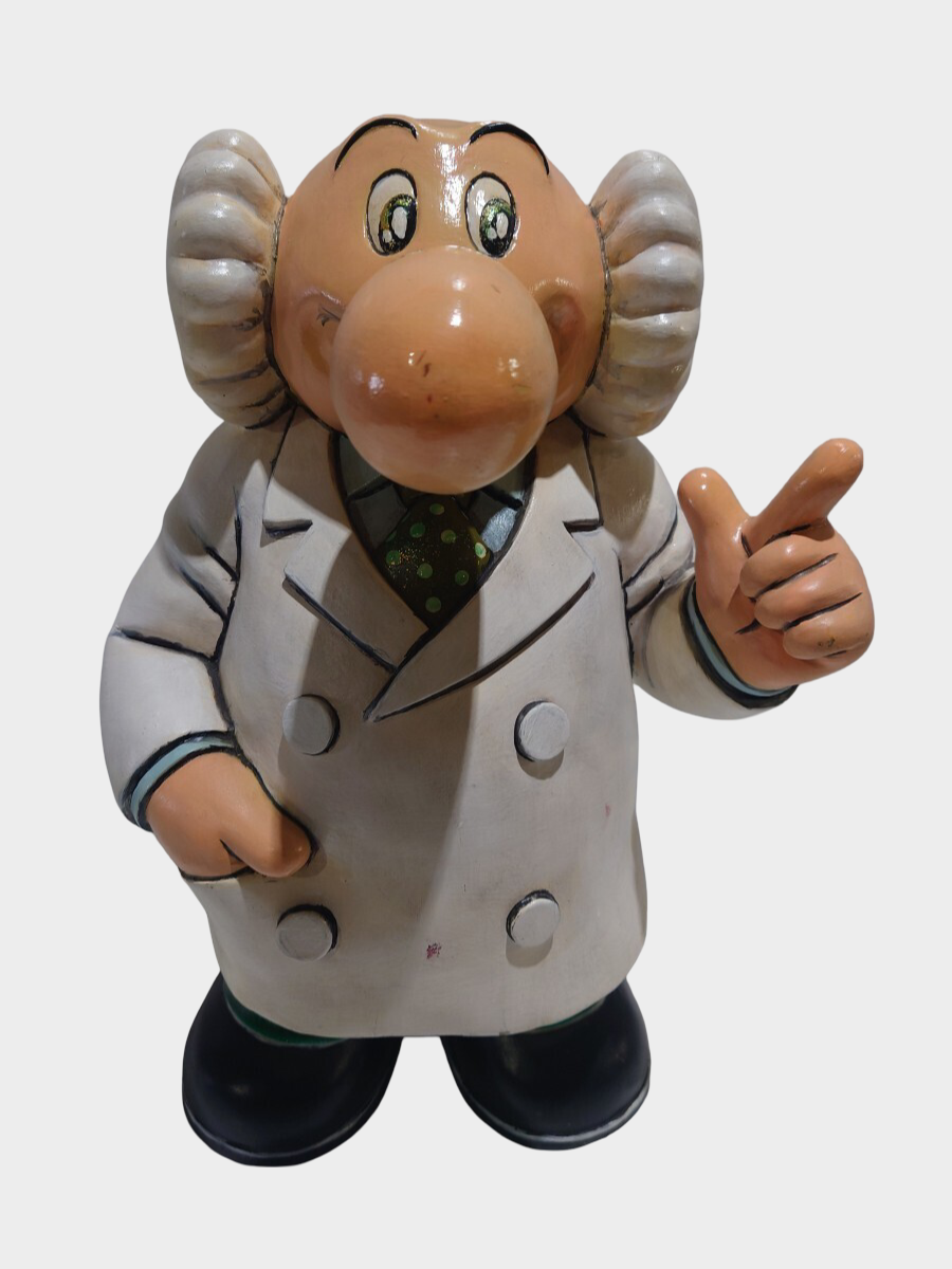 Tetsuwan Atomu Ochanomizu Hakase Large 50cm Figure ATS Licensed Repainted Showa Style Display Statue Japan