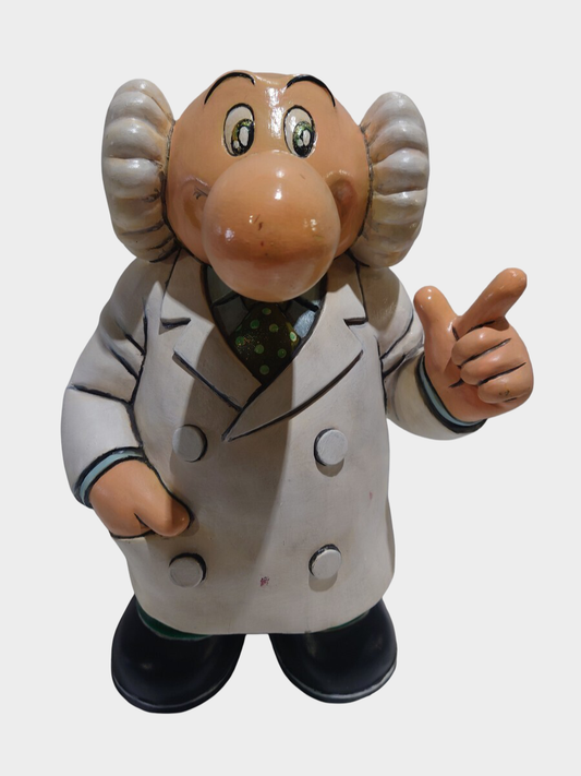 Tetsuwan Atomu Ochanomizu Hakase Large 50cm Figure ATS Licensed Repainted Showa Style Display Statue Japan