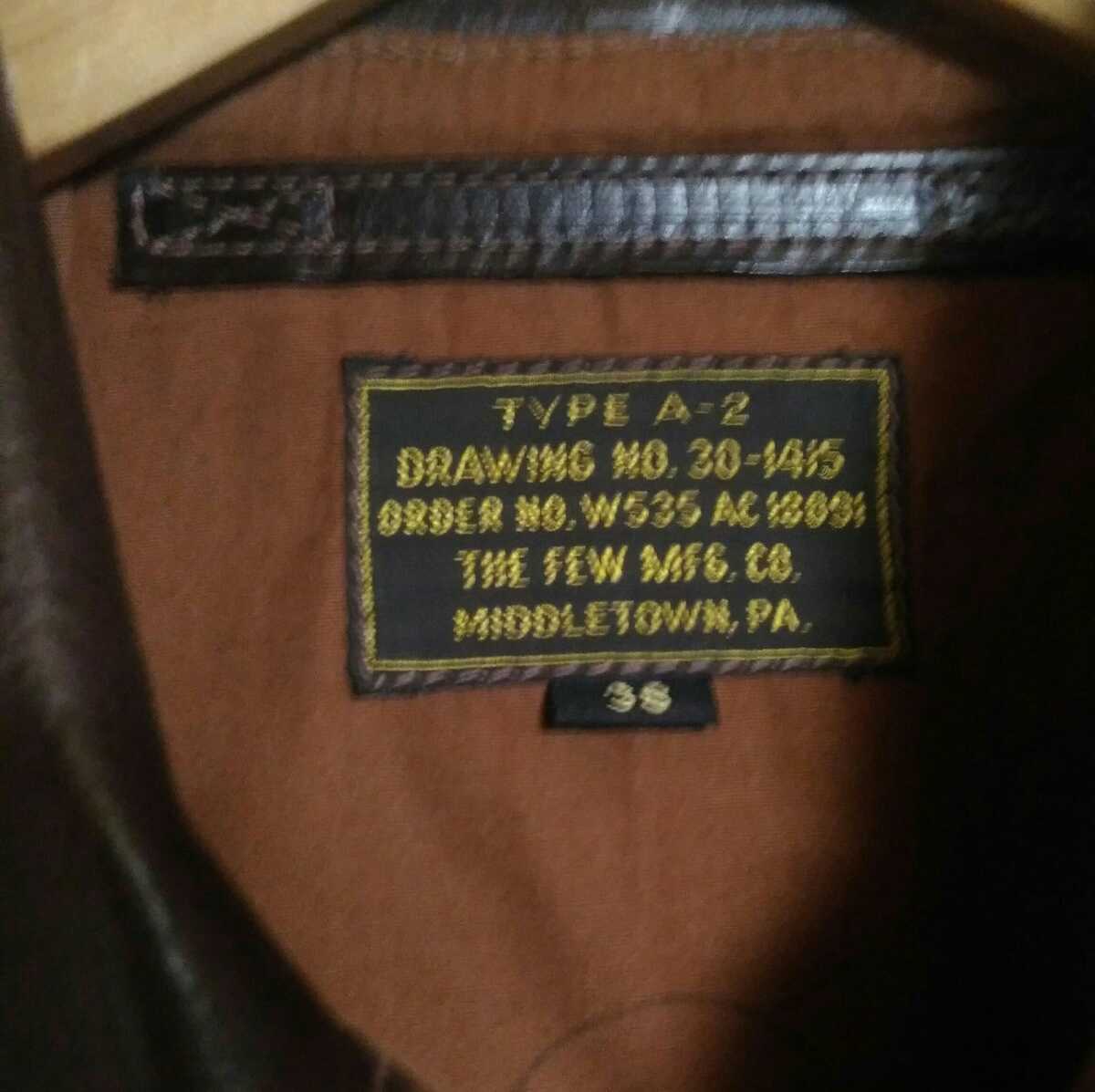 THE FEW A-2 Red Tails Mama Payload Jacket Size 38 Hand Painted WWII Bomber Nose Art Leather Jacket
