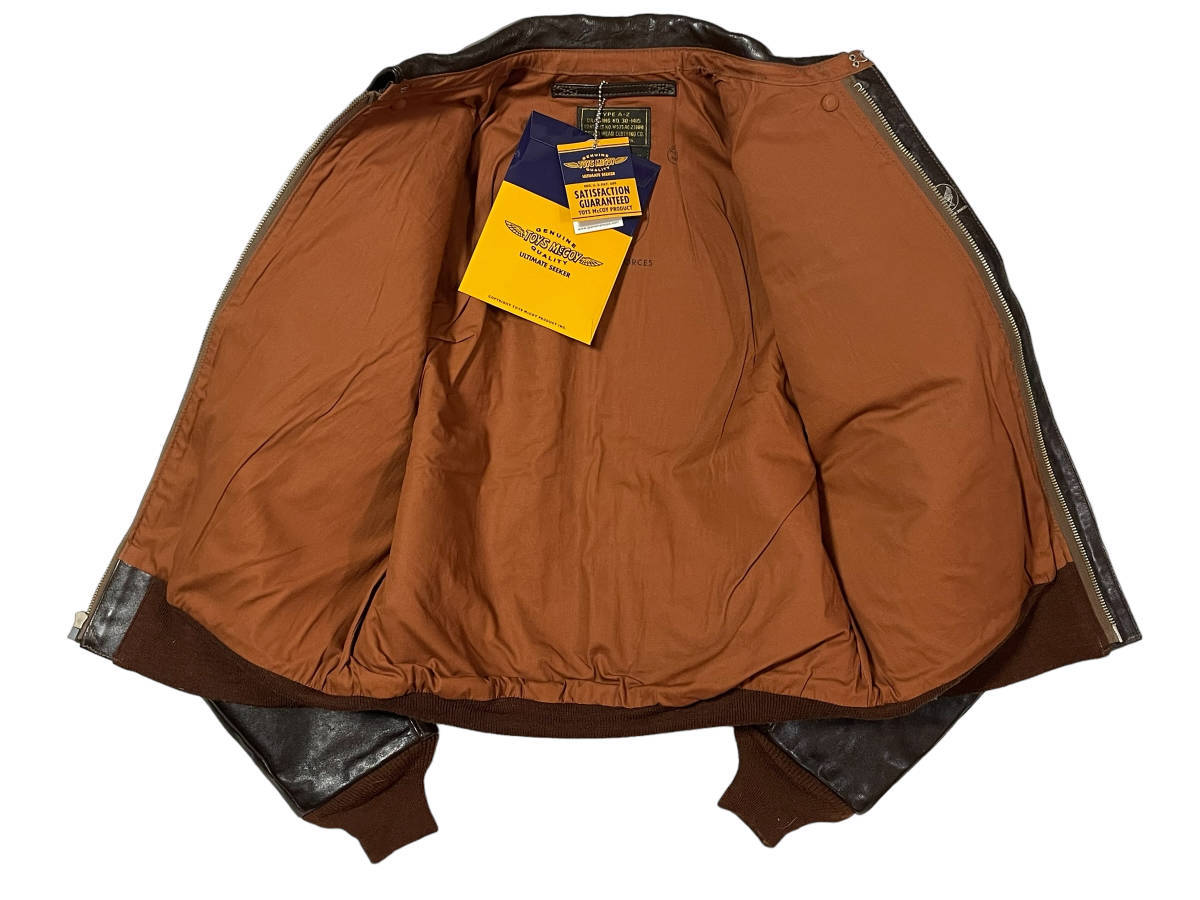 TOYS McCOY A-2 Tail Wind Rough Wear Flight Jacket Size 36 Pin-Up Nose Art Horsehide Military Grail