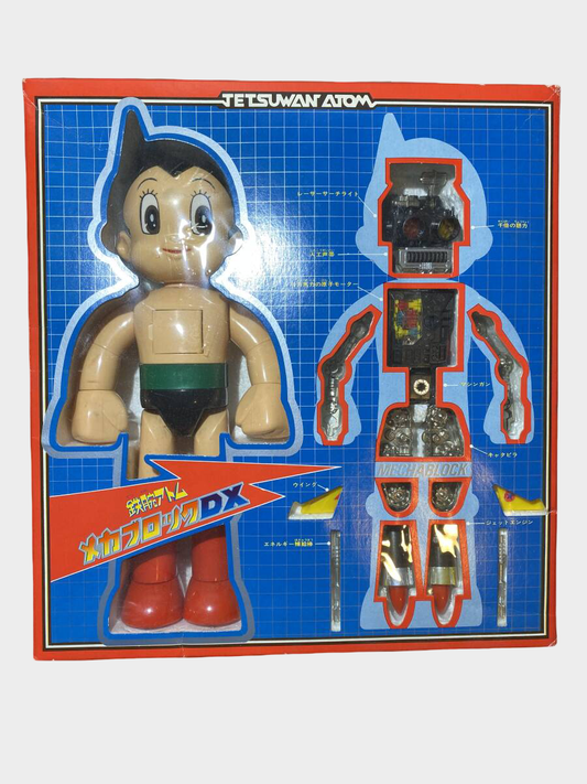 Takara Astro Boy Megablock DX Mechanical Assembly Figure with Box | Showa Era Japanese Vintage Toy