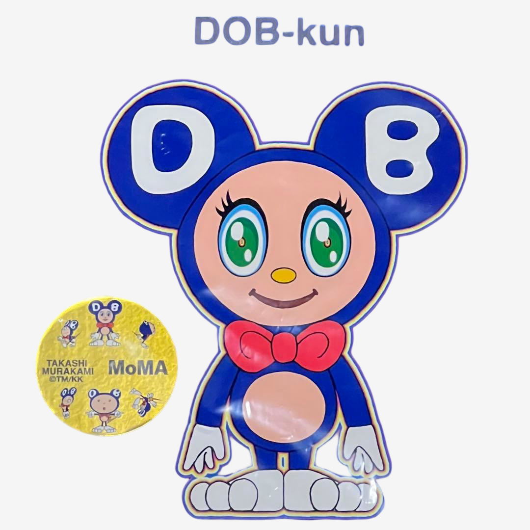 Takashi Murakami DOB-kun MoMA Exclusive Figure Blue Limited 400 Rare Kaikai Kiki INSTINCTOY Art Toy