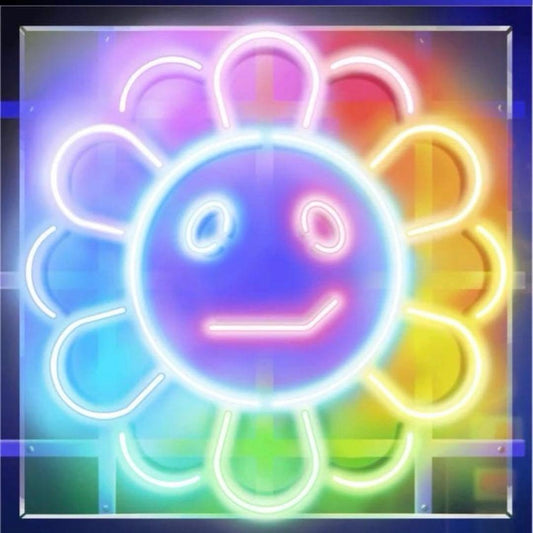 Takashi Murakami Flower #1083 ED10 Lithograph Neon UR Variant Rare Limited Edition Print