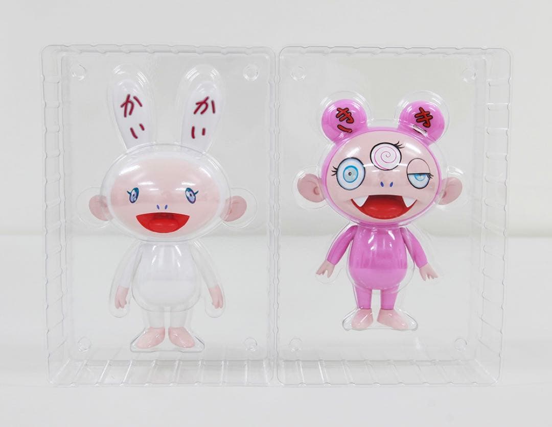 Takashi Murakami Kaikai Kiki BLUE Eyes Soft Vinyl Figure Set Sealed Rare Designer Art Sculpture Kaikai Kiki