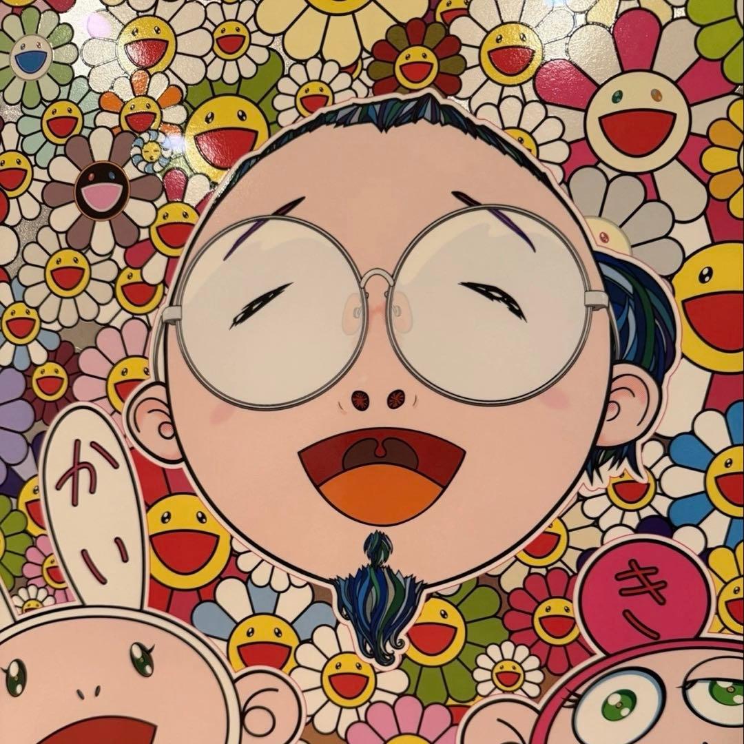 Takashi Murakami Me And Kaikai And Kiki 2009 ED50 Signed Silkscreen Framed Museum Glass Rare Artwork