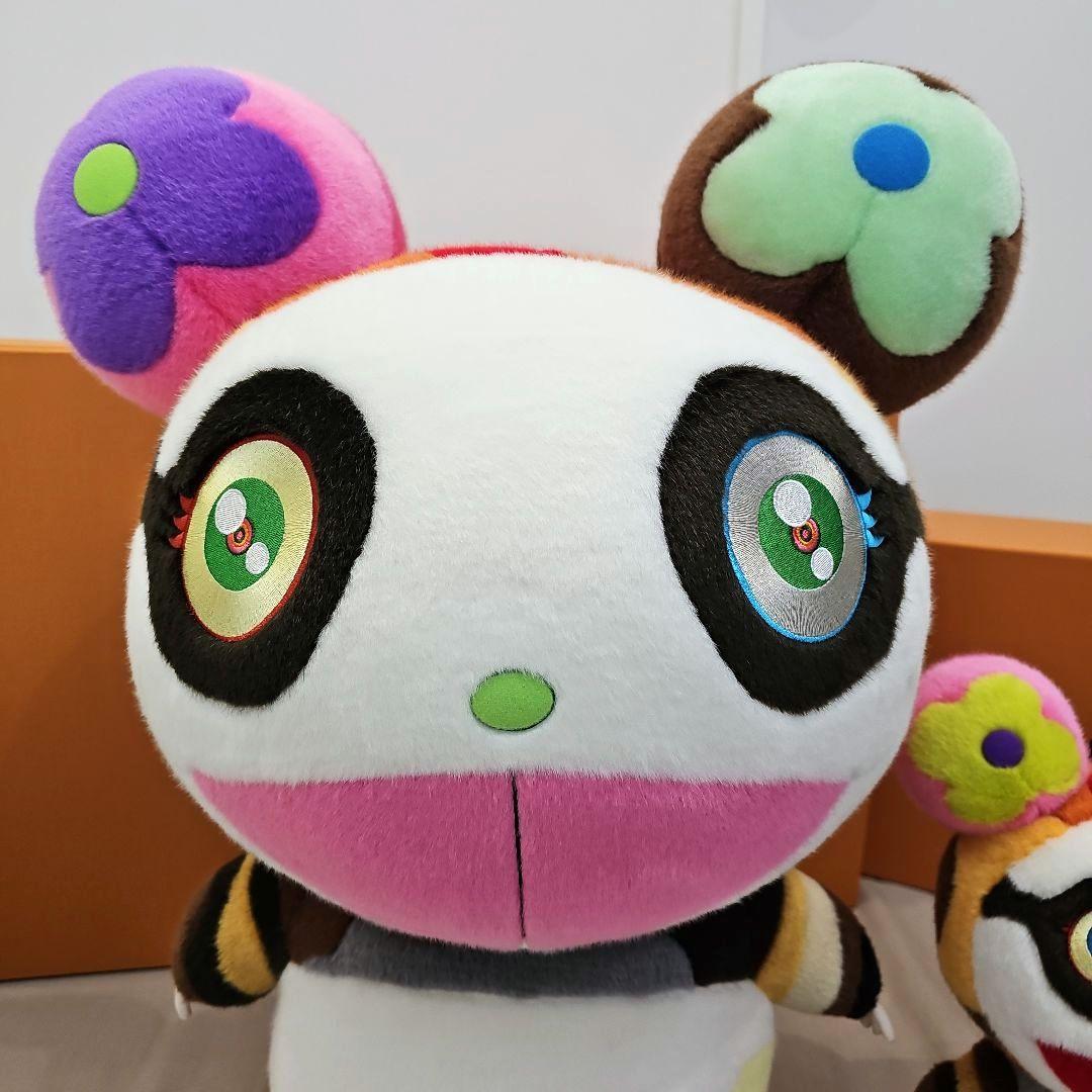 Rare 2-Piece Louis Vuitton x Takashi Murakami Panda Plush GI1417