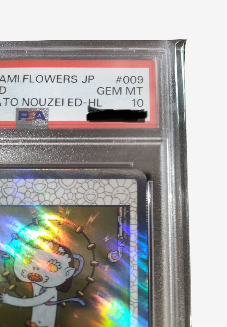 Takashi Murakami Flowers Raijin PSA 10 Foil Card MMK-009 Mononoke Kyoto Limited Tax Limited Ultra Rare Gem Mint Collectible