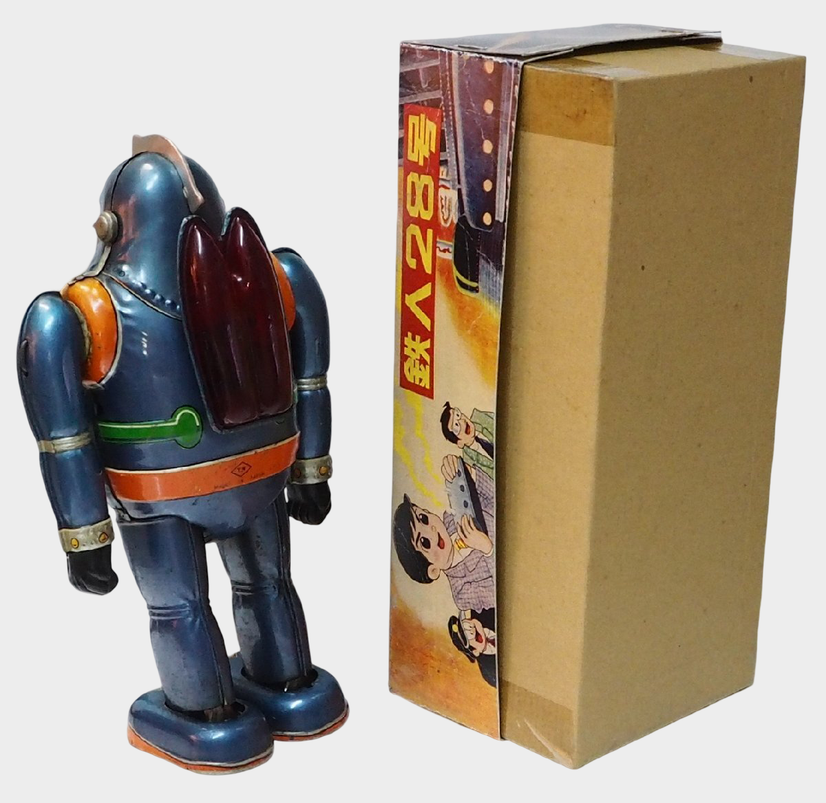 Tetsujin 28 No.3 Battery Operated Tin Robot with Box – Nomura Japan Showa Era Classic