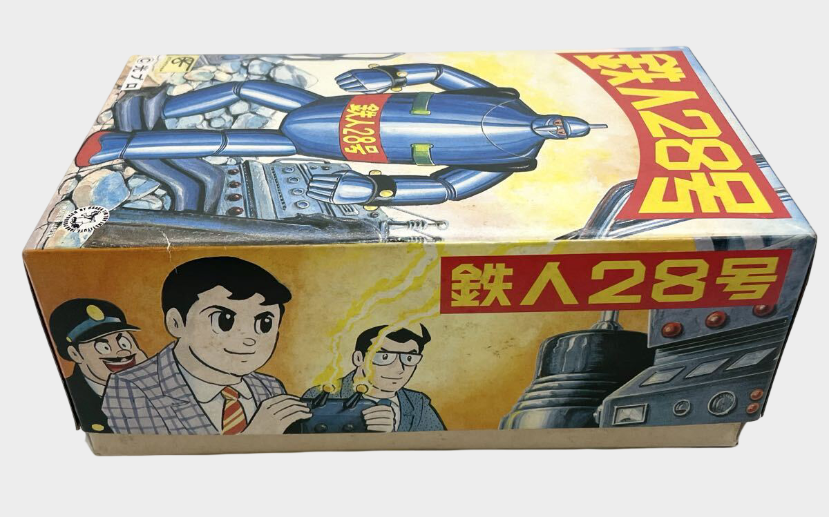 Tetsujin 28 Tin Walking Robot — Japanese Mechanical Tin Toy