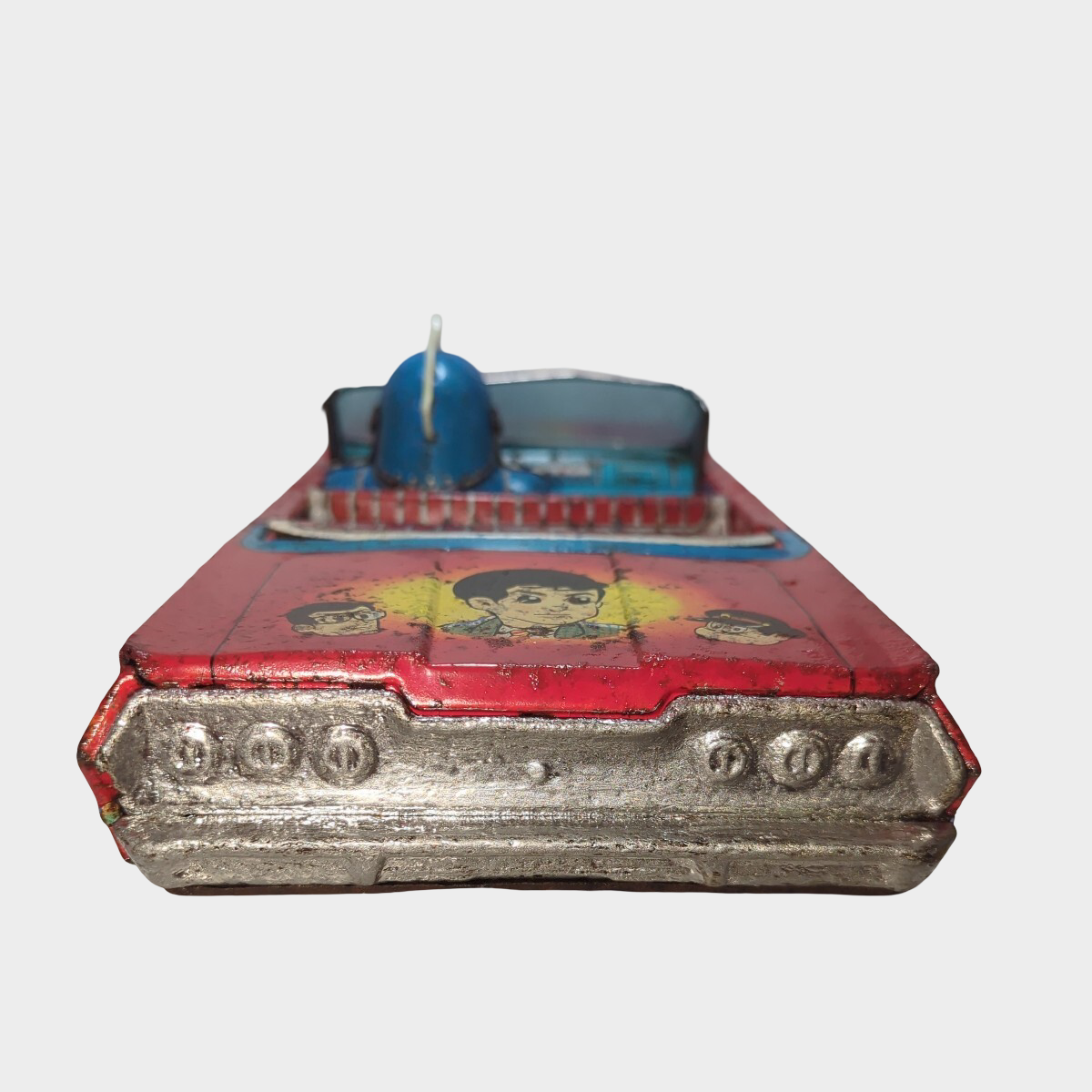 Tetsujin 28 Tinplate Car — Nomura Toy Shōwa-Era Japanese Character Vehicle, Vintage Display Artifact