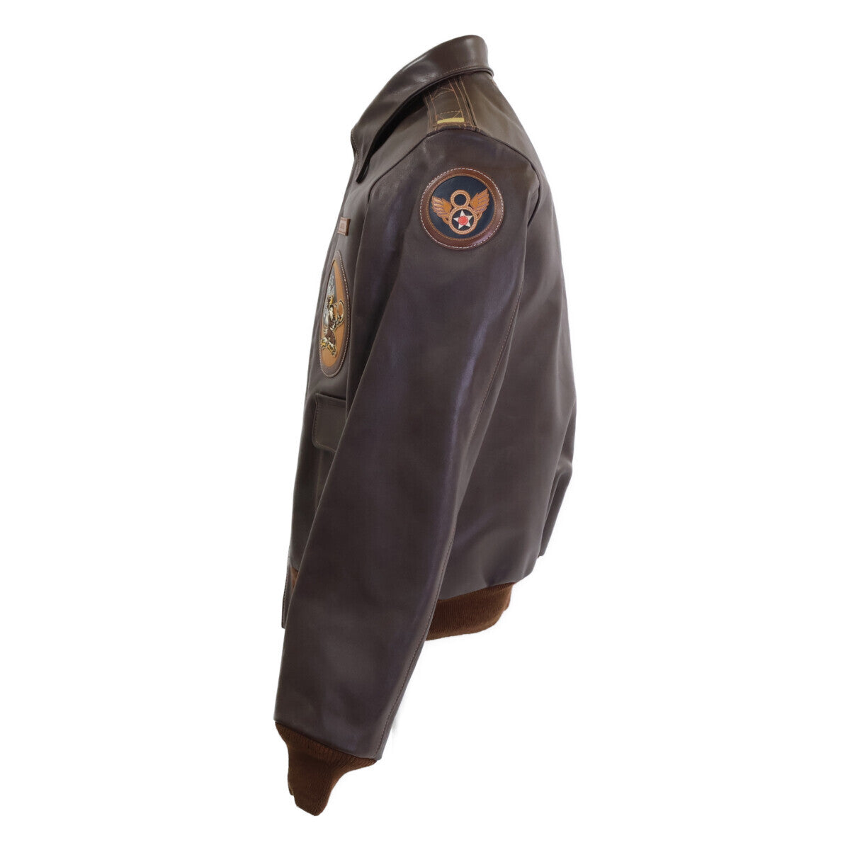 The Few J.A. Dubow A-2 Flight Jacket Horsehide Size 40 30-1415 Custom Patch Japan