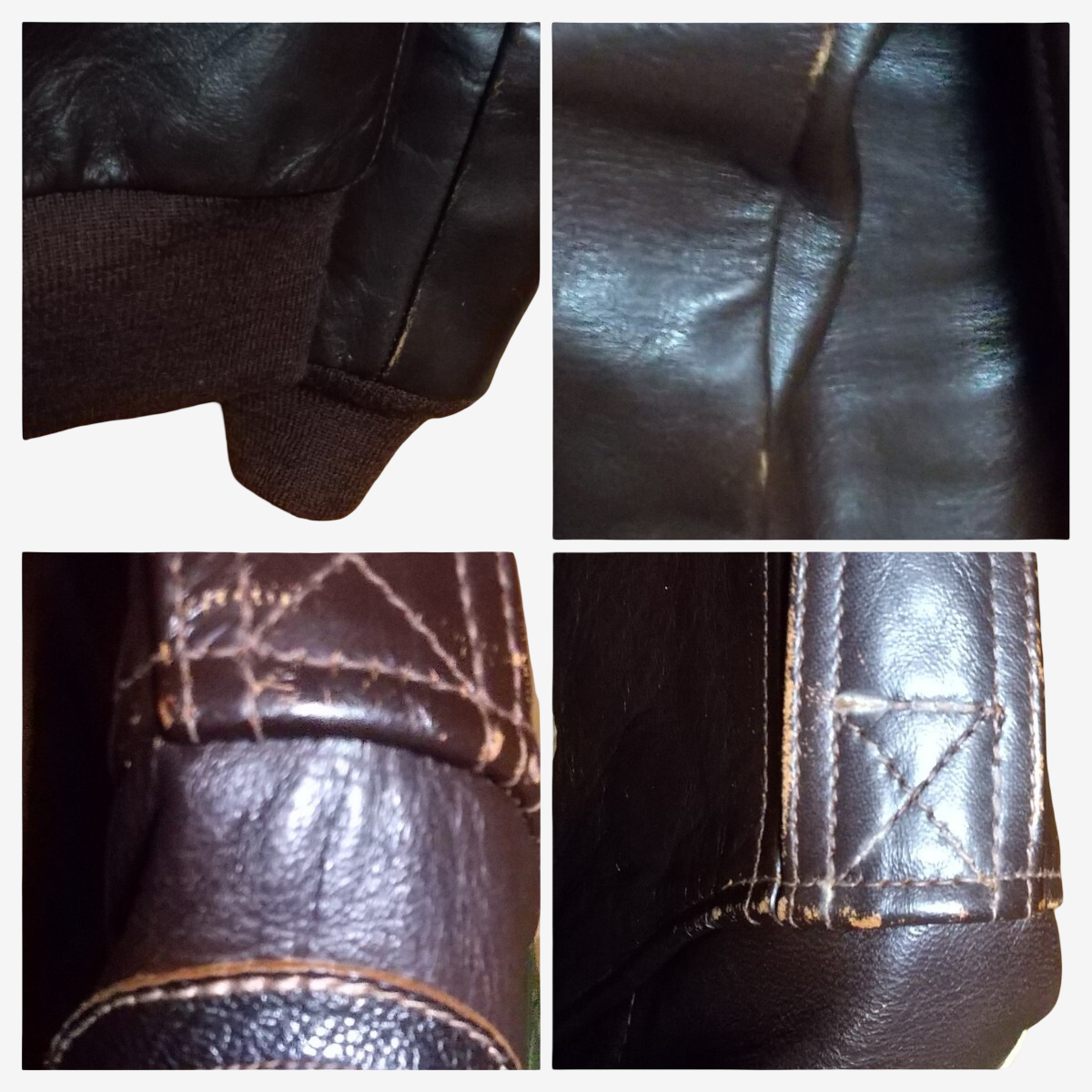 The Real McCoy’s A-2 Flight Jacket Doc’s Disciples Full Custom Horsehide WWII Nose Art Leather Jacket Vintage Replica