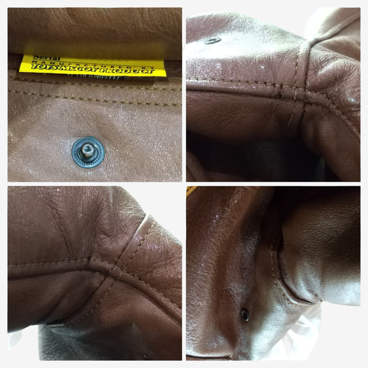 Toys McCoy A-2 Horsehide Flight Jacket Size 36 “Jolly Rogers” Nose Art Custom WWII Bomber Leather Collector Piece