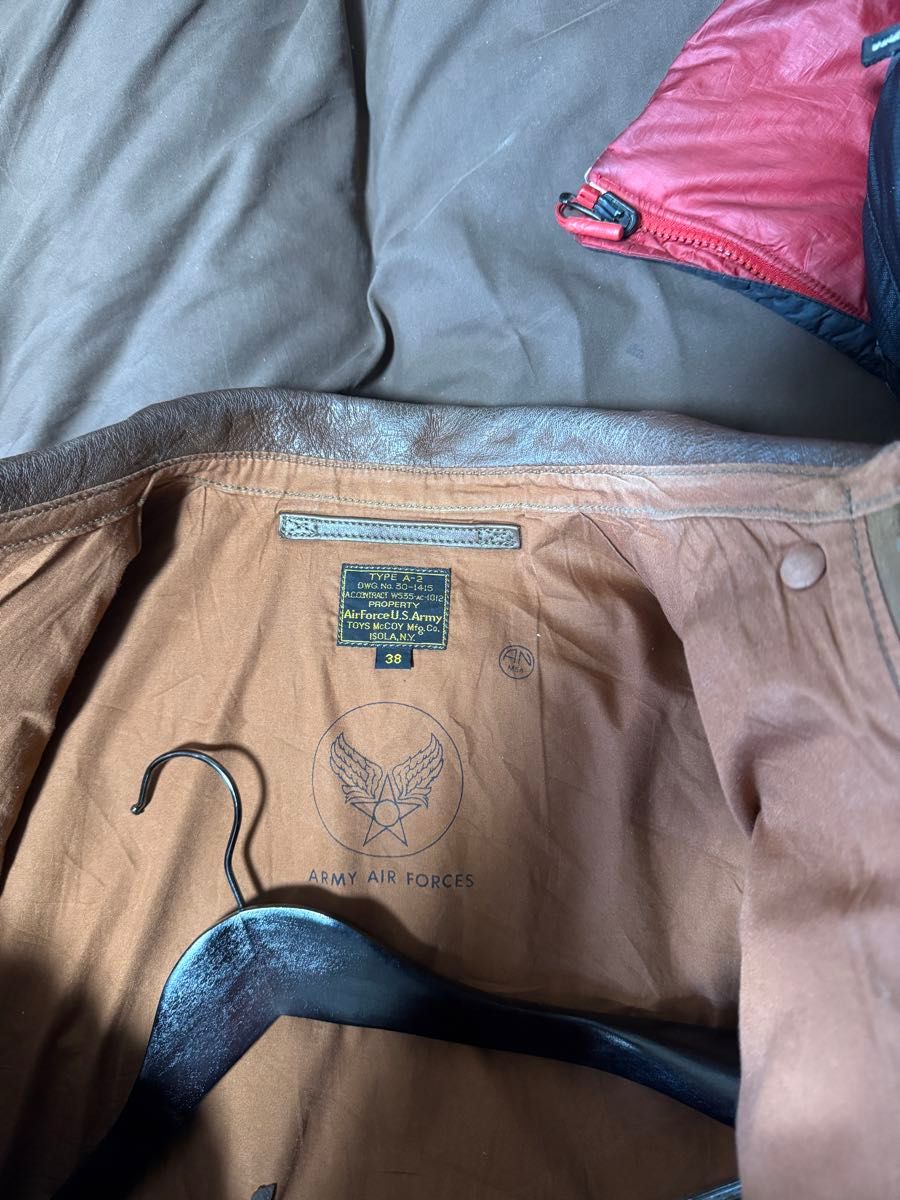 Toys McCoy A-2 Horsehide Flight Jacket “Anything Goes” Marilyn Monroe Pin-Up Limited 70 Japan Reproduction