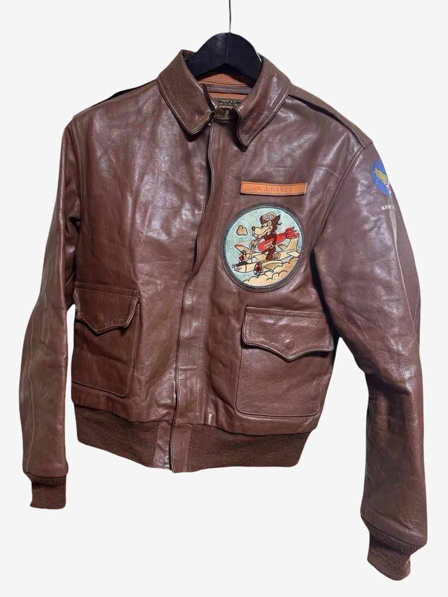 Toys McCoy A-2 Horsehide Flight Jacket “Anything Goes” Marilyn Monroe Pin-Up Limited 70 Japan Reproduction