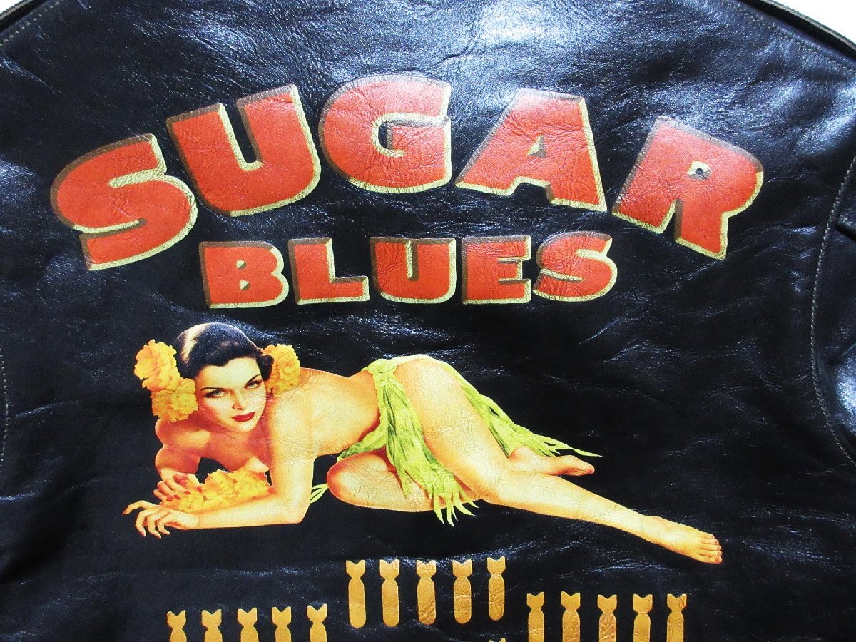 Toys McCoy A-2 Sugar Blues Flight Jacket Size 38 Horsehide Rough Wear Pin Up Art Limited 100 Seal Brown