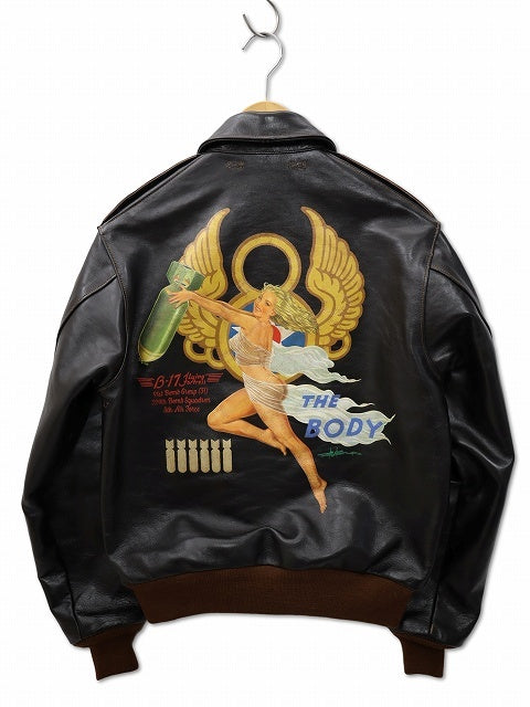 Toys McCoy A-2 “The Body” Flying Fortress Horsehide Jacket TMJ2517 Rough Wear WWII Repro Size 40 Japan