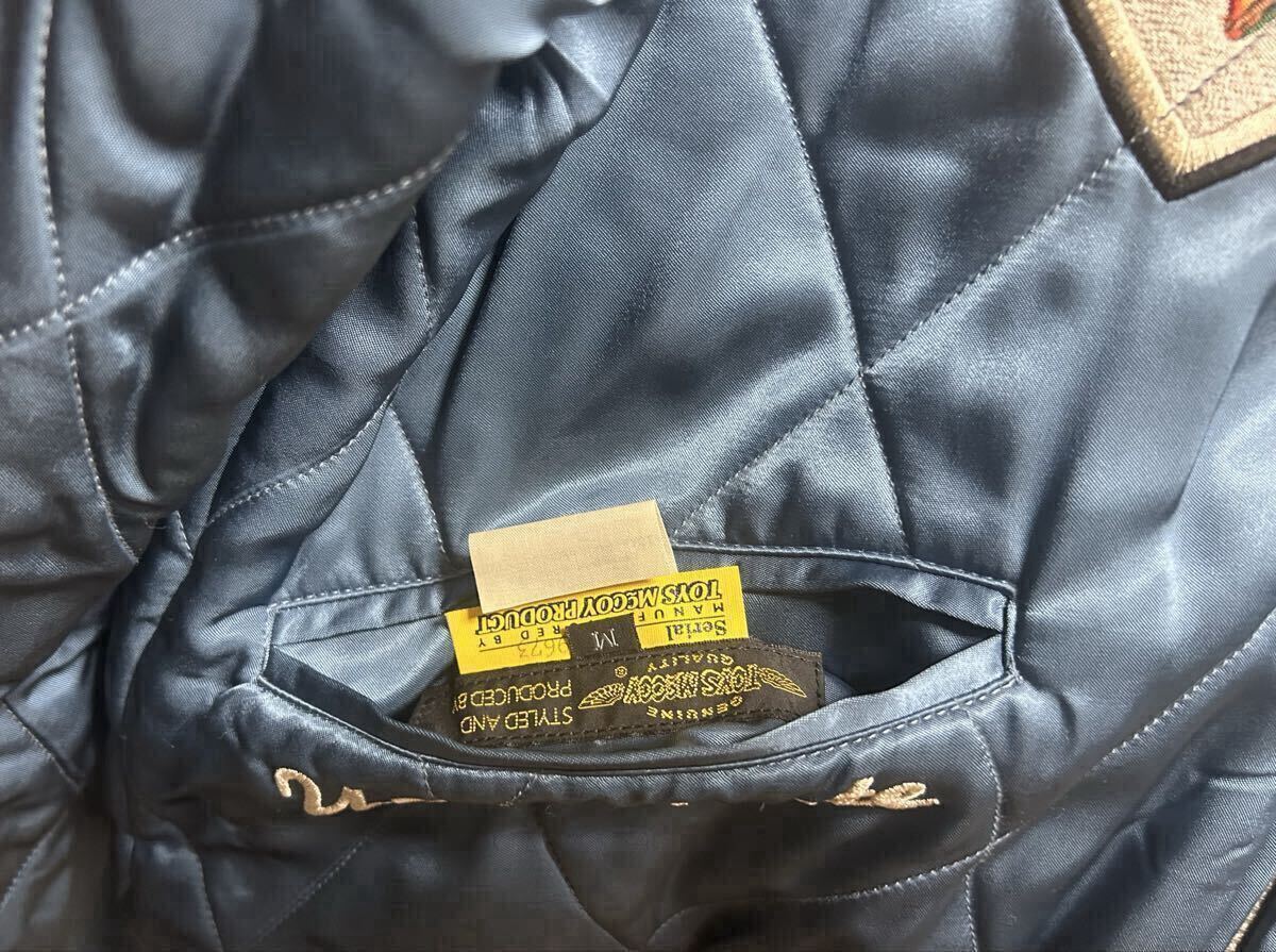 Toys McCoy Felix Sukajan Reversible Jacket Fighting 31 Eagle Japan Satin Vintage Style