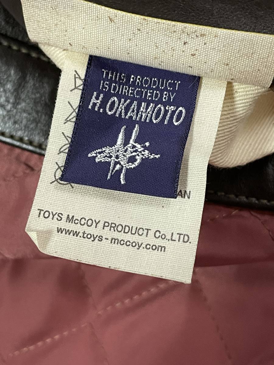 Toys McCoy N-1 Leather Deck Jacket Buccaneers Horsehide Naval WWII Style Civilian Rare TMJ1325 Size 36